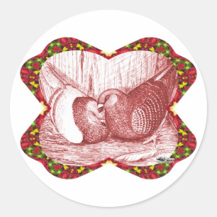 Adesivo Redondo Mostrar corridas em vermelho