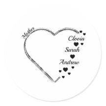 Mother heart ccustomize name