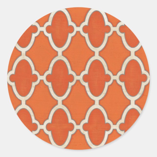 Adesivo Redondo Motifs de mercado III (Frente)