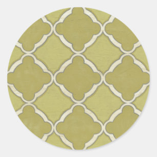 Adesivo Redondo Motifs do Mercado IX