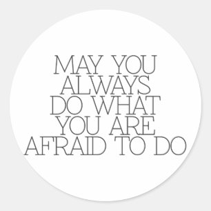 Adesivo Redondo Motivação, inspiração, palavras da sabedoria.