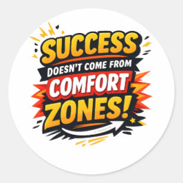 Adesivo Redondo Motivation Design