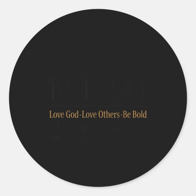 Adesivo Redondo Motivational Quote This Is The Turning Int  (Frente)