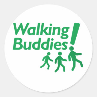 ADESIVO REDONDO MOTIVO DE ANDAR BUDDIES
