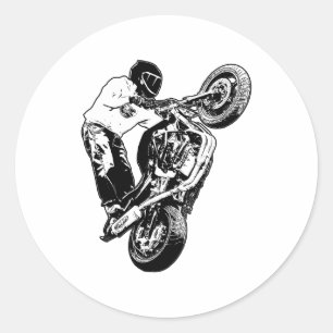 Adesivo Redondo Motocicleta