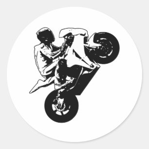 Adesivo Redondo Motocicleta