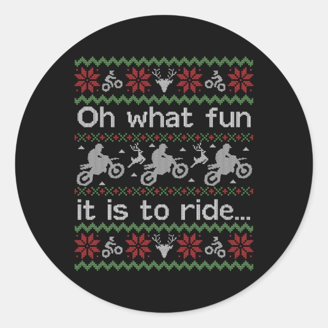 Adesivo Redondo Motocicleta Ugirt Dirt (Frente)