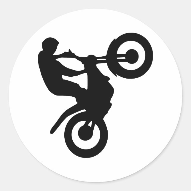 Adesivo Redondo Motocross (Frente)