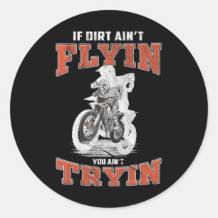 Adesivo Redondo Motocross MX Supercross da bicicleta de dieta