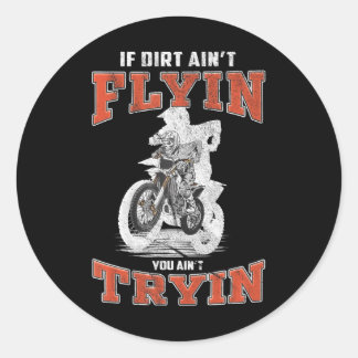 Adesivo Redondo Motocross MX Supercross da bicicleta de dieta