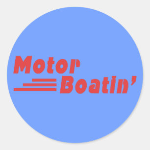 Adesivo Redondo Motor Boatin