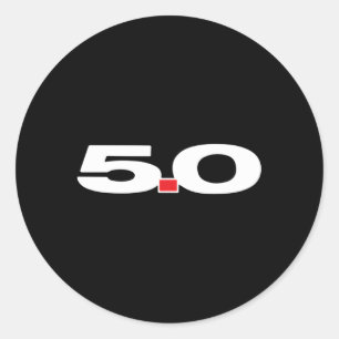 Adesivo Redondo Motor Coyote 50L S197 Foxbody Sn95