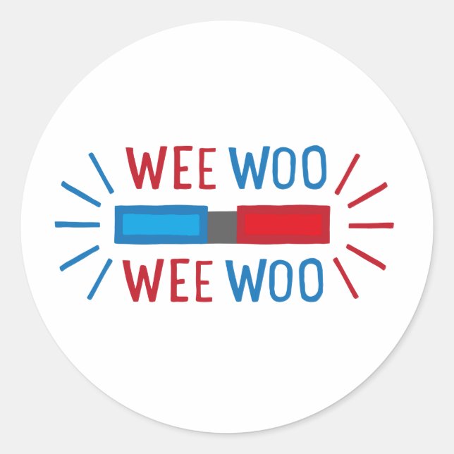 Adesivo Redondo Motor de Fogo Ambulante da Polícia (Frente)