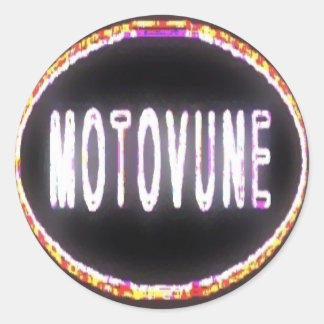 Adesivo Redondo MOTOVUNE neon