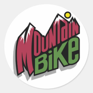 Adesivo Redondo Mountain bike