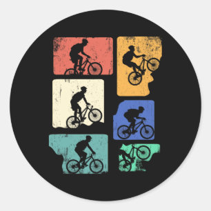 Adesivo Redondo Mountain Bike Downhill Mtb Ciclismo Ciclismo Cicli