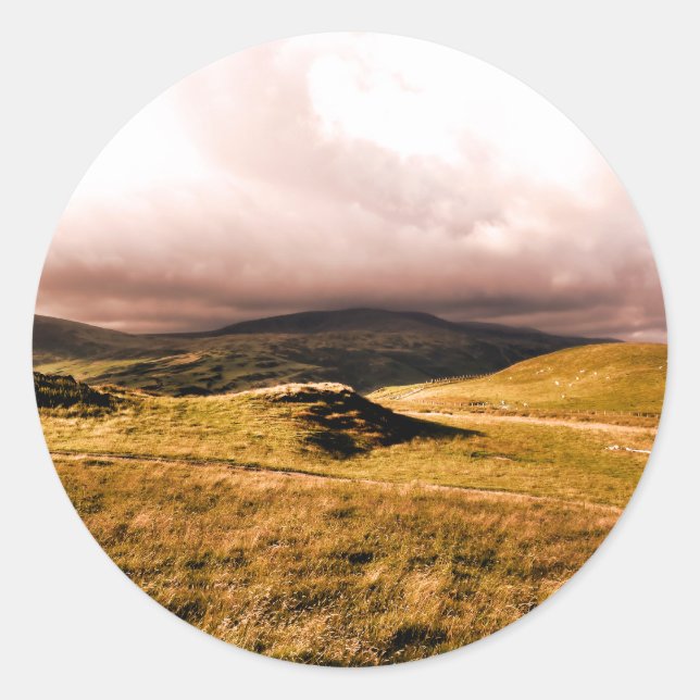 ADESIVO REDONDO MOUNTAIN VIEWS (Frente)