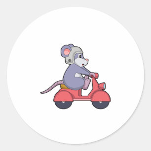 Adesivo Redondo Mouse como Biker com Patinete.PNG
