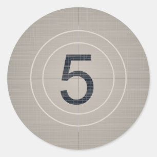 Adesivo Redondo Mover contagem para baixo