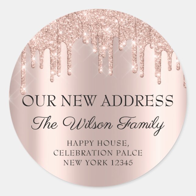 Adesivo Redondo Movimentamos A Alteração De RSVP De Drives De Ende (Frente)