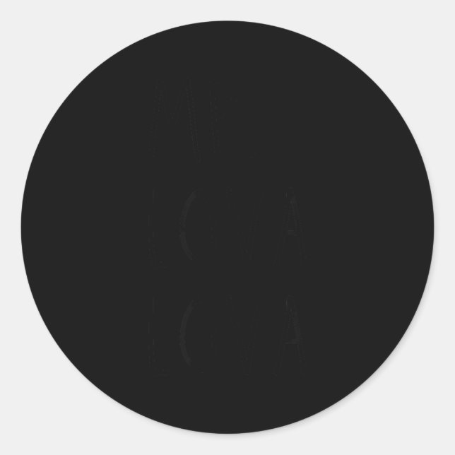 Adesivo Redondo Mr Lova Lova  (Frente)