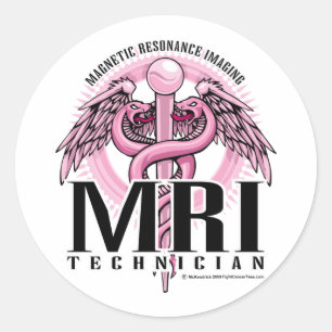 Adesivo Redondo MRI - Caduco Rosa