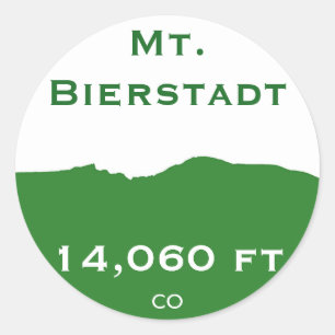 Adesivo Redondo Mt. Bierstadt Sticker