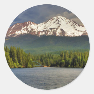 Adesivo Redondo MT SHASTA DE LAKE SISKIyou