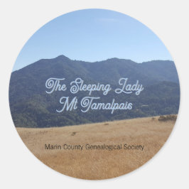 Adesivo Redondo Mt Tamalpais - MCGS