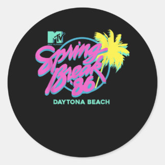 Adesivo Redondo MTV Spring Break Daytona Beach