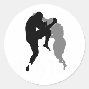 Adesivo Redondo Muay Thai2