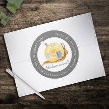 Mudamos de endereço para casa de caracóis