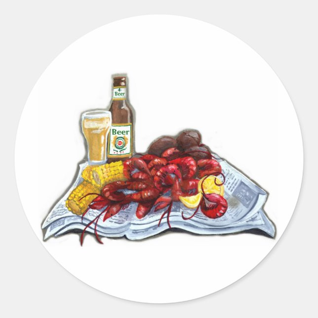 Adesivo Redondo Mudbugs e Brew (Frente)