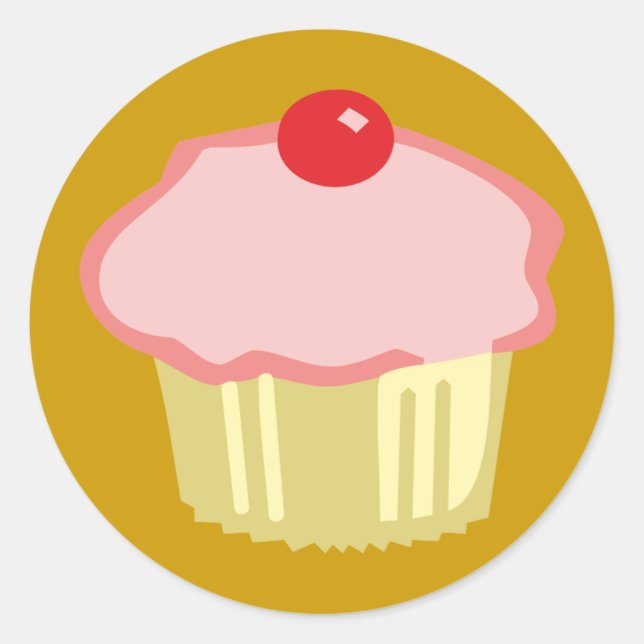 Adesivo Redondo Muffin (Frente)