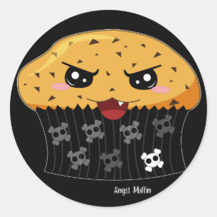 Adesivo Redondo Muffin da revolta