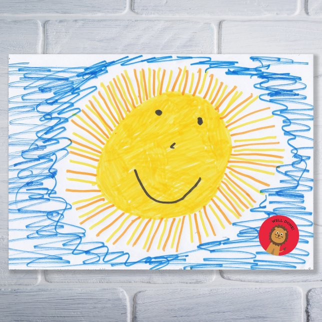 Adesivo Redondo Muito bem, professores de leão. (Criador carregado)