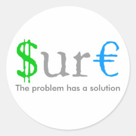 Adesivo Redondo Muito dinheiro