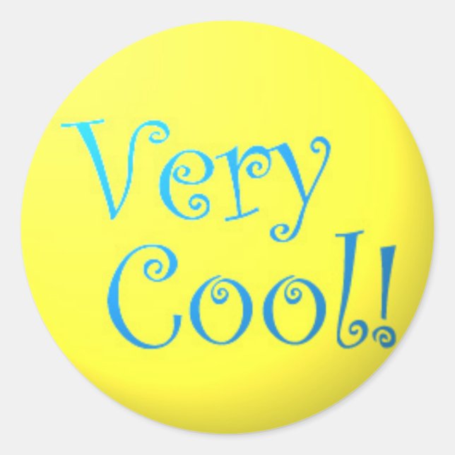 Adesivo Redondo Muito Legal! (Frente)