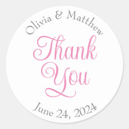 Adesivo Redondo Muito obrigado.