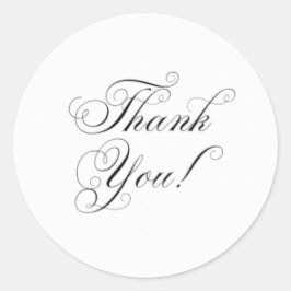 Adesivo Redondo Muito obrigado.