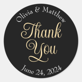 Adesivo Redondo Muito obrigado.