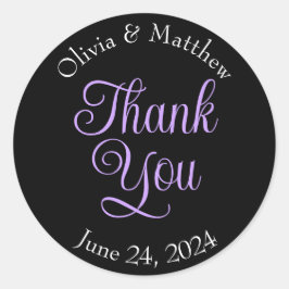 Adesivo Redondo Muito obrigado.