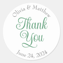 Adesivo Redondo Muito obrigado.