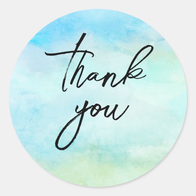 Adesivo Redondo Muito obrigado. (Frente)