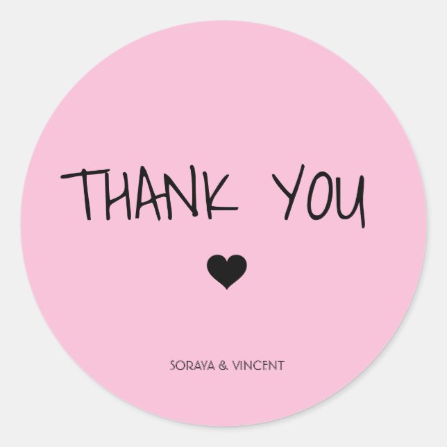 Adesivo Redondo Muito obrigado. (Frente)