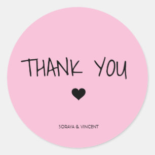 Adesivo Redondo Muito obrigado.