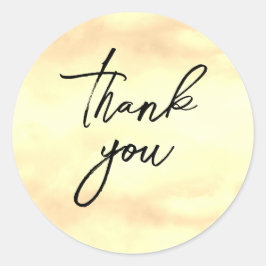 Adesivo Redondo Muito obrigado.