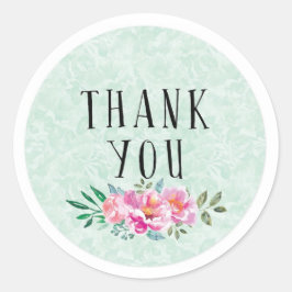 Adesivo Redondo Muito obrigado.