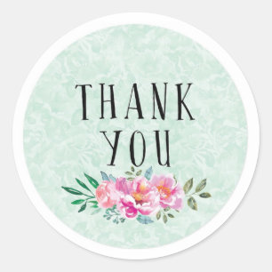 Adesivo Redondo Muito obrigado.