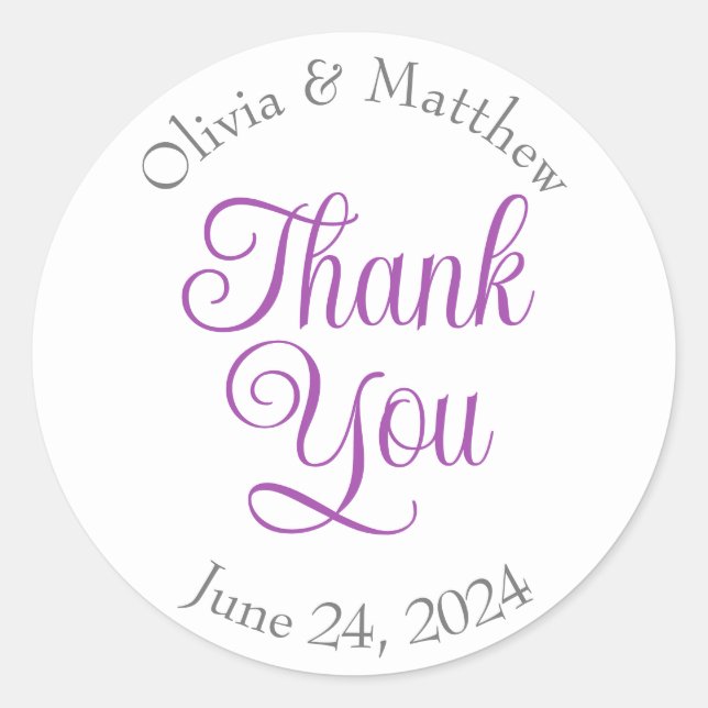 Adesivo Redondo Muito obrigado. (Frente)